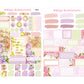 Floral House Vertical Planner Sticker Kit