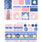 Kawaii Cute Bunny Vertical Planner Sticker Kit