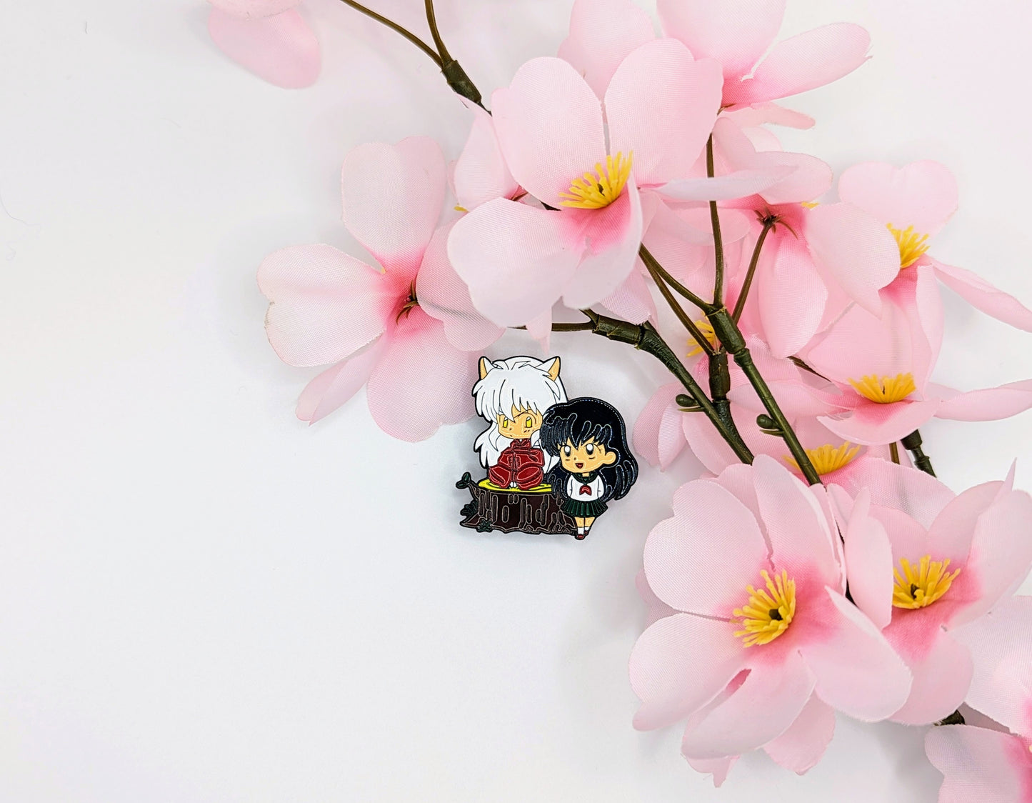 Couple Chilling Enamel Pin