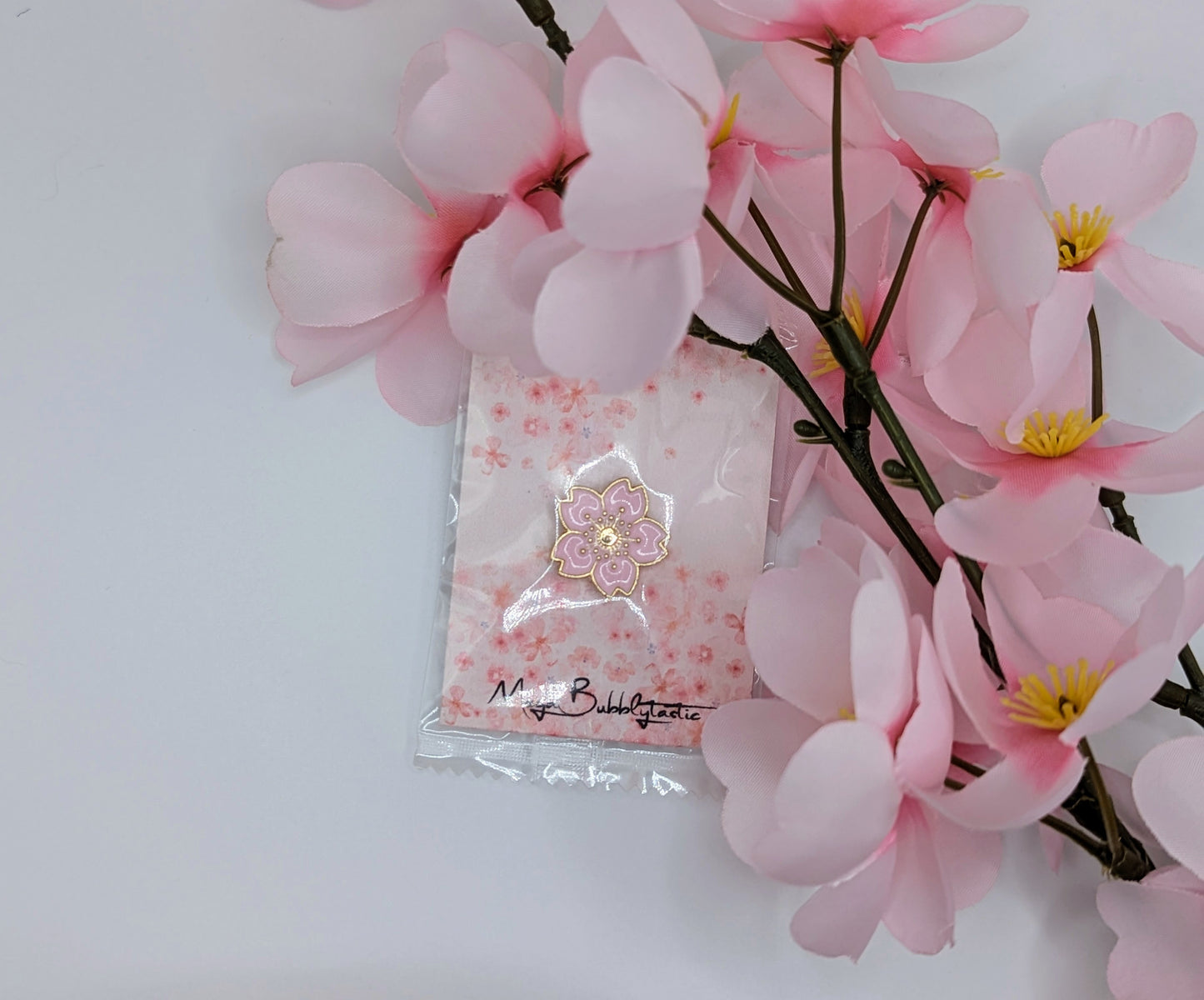 Cherry Blossom Enamel Pin