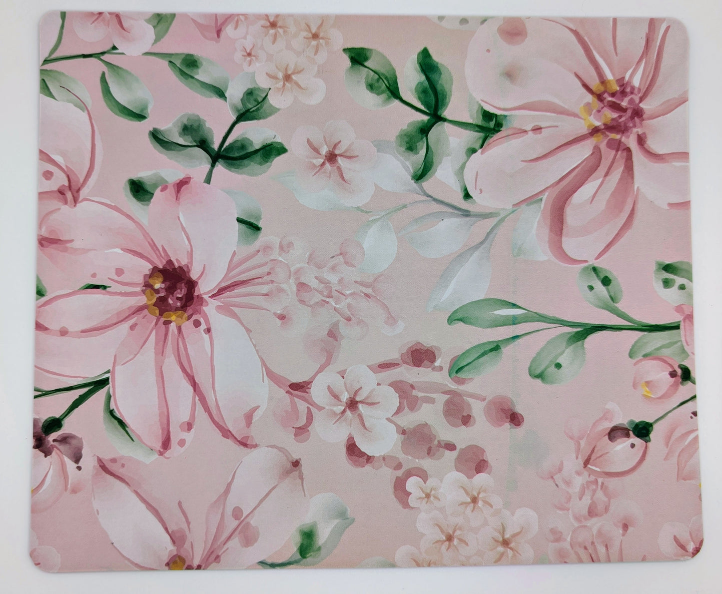 Pink Flower Mouse Pad