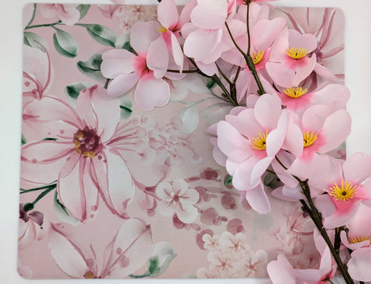 Pink Flower Mouse Pad