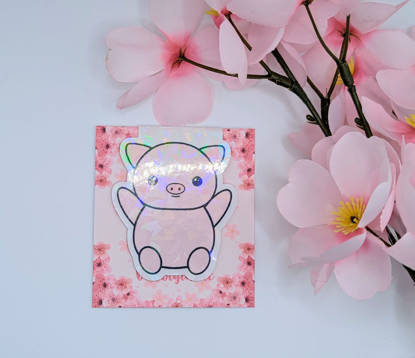 Cute Pig Magnetic Bookmark