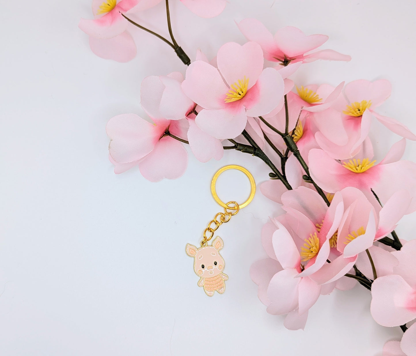 Cute Pig Keychain