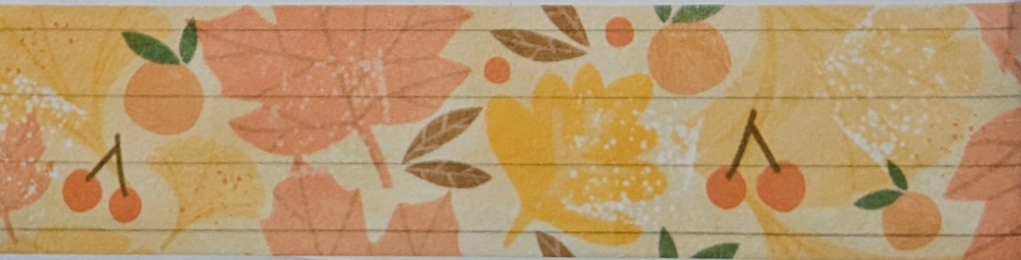 Autumn Flower Washi Tape