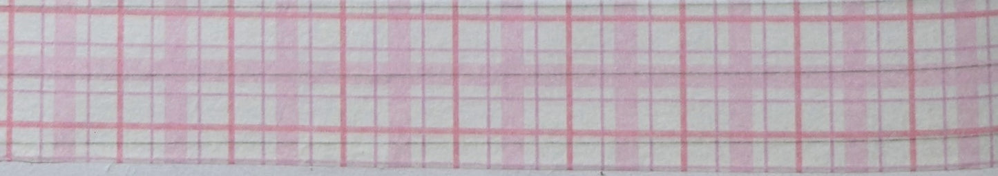 Pink Plaid Washi Tapes