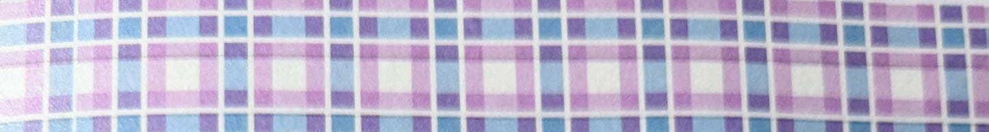 Purple Plaid Washi Tapes