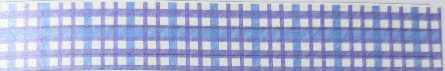 Purple Plaid Washi Tapes