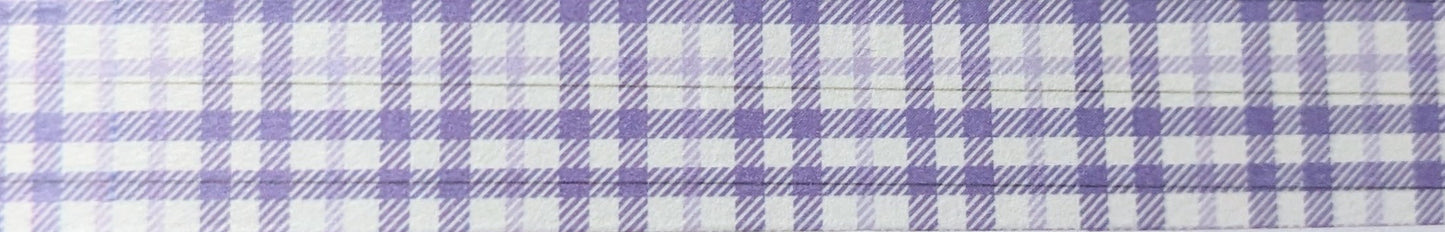 Purple Plaid Washi Tapes