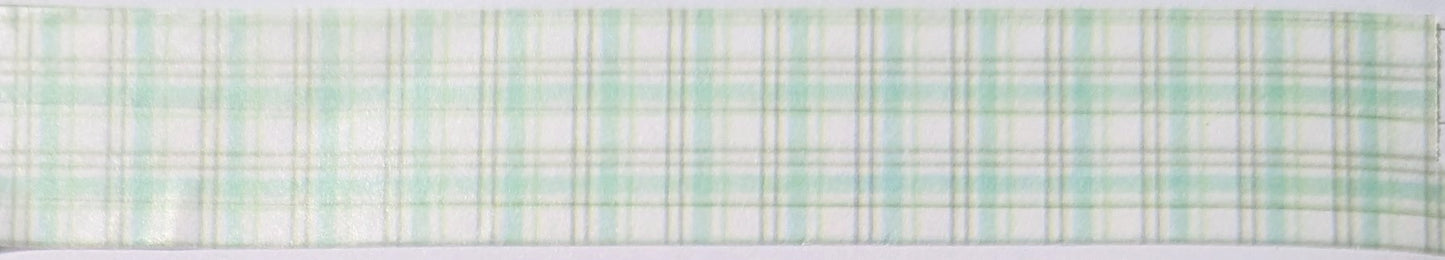 Green Plaid Washi Tapes