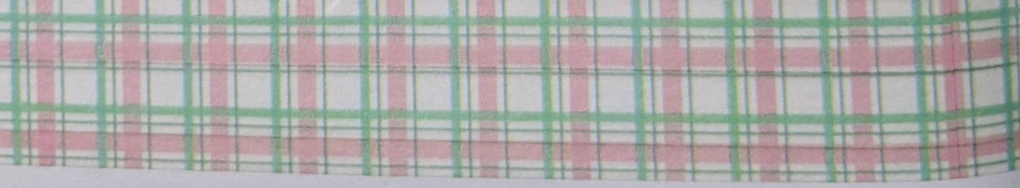 Green Plaid Washi Tapes