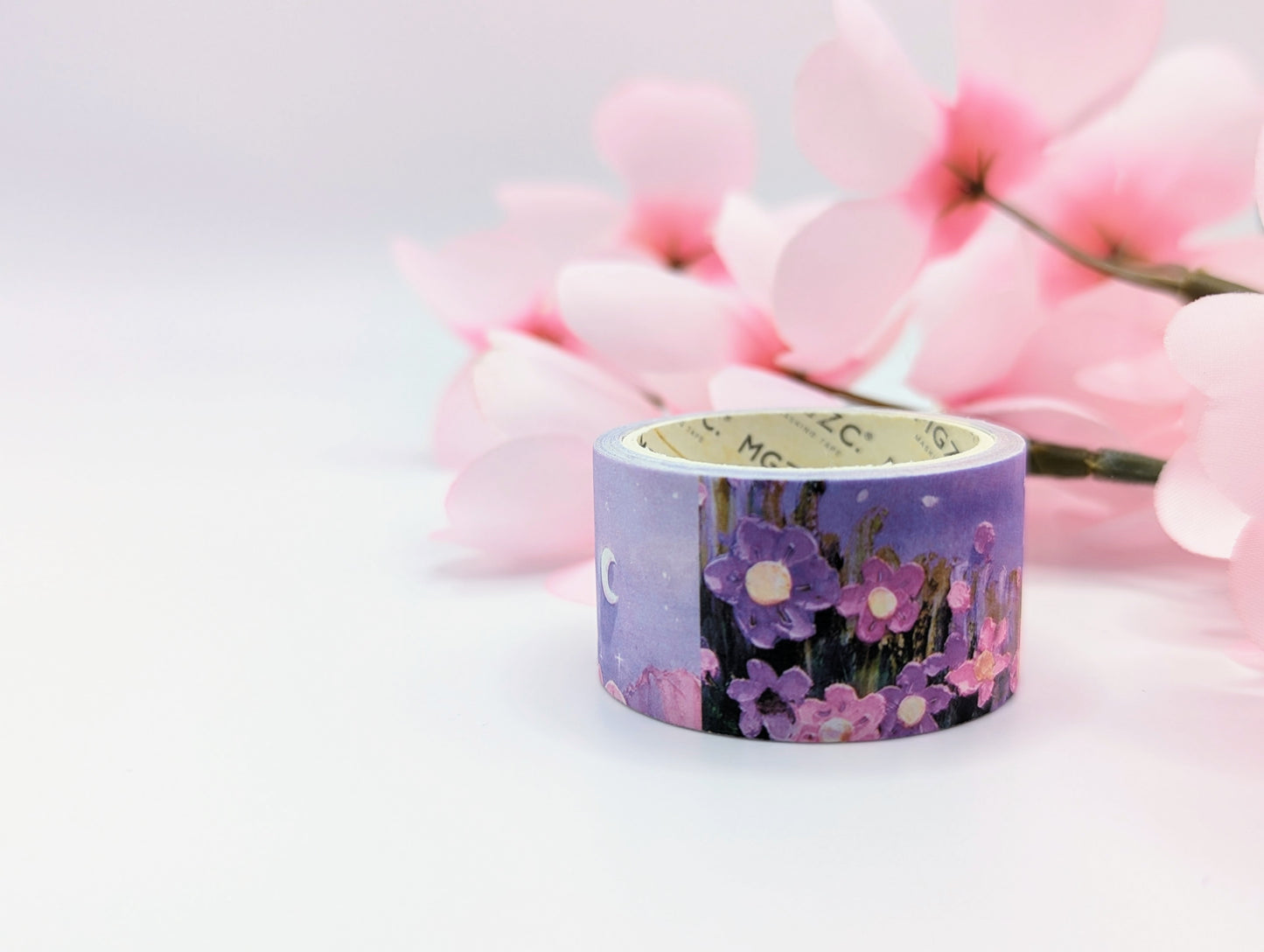 Purple Theme Oil Painting Washi Tape