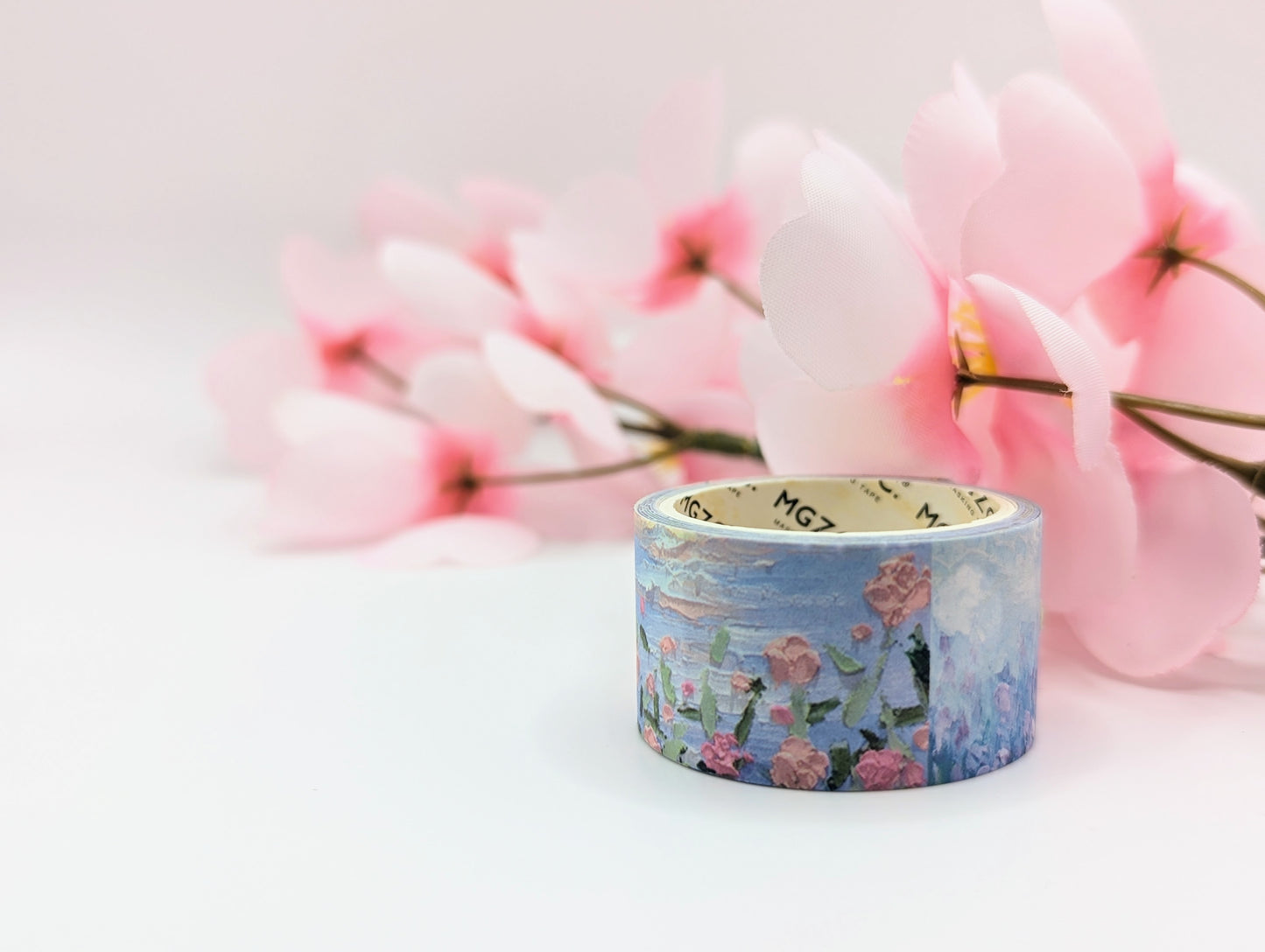 Blue Theme Oil Painting Scenery Washi Tape