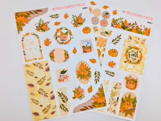 It's Fall, Autumn Journal Sticker Kit