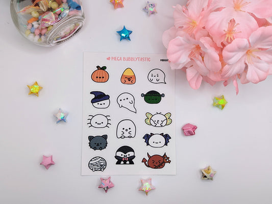 Bubba Halloween Costumes Kiss Cut Sticker Sheet