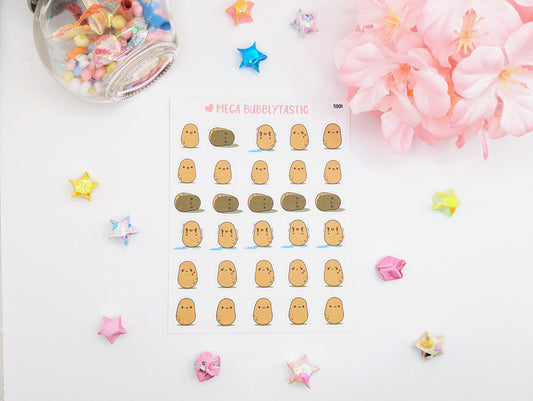 Cute Potato Sticker Sheet