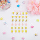 Cute Yellow Square Kiss Cut Sticker Sheet