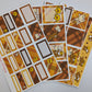 Autumn Bear Theme Vertical Planner Sticker Kit