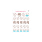 Cute Cats Kiss Cut Sticker Sheet Ver 2