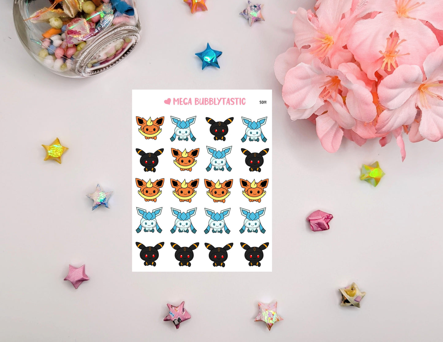 Evolution Cat Kiss Cut Sticker Sheet Ver 1