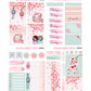 Kawaii Sakura Bubbly Mini Vertical Planner Sticker Kit