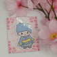 Boy In Blue Kimono Magnetic Bookmark